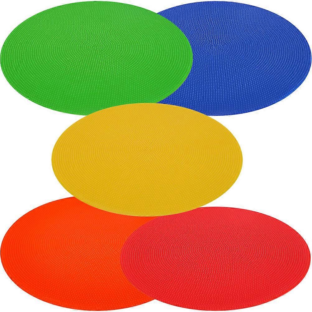 Soccer Training Equipment 15 Pcs Football Training Sign Discs For Gym Class Durable Assorted Color Boundary Setting