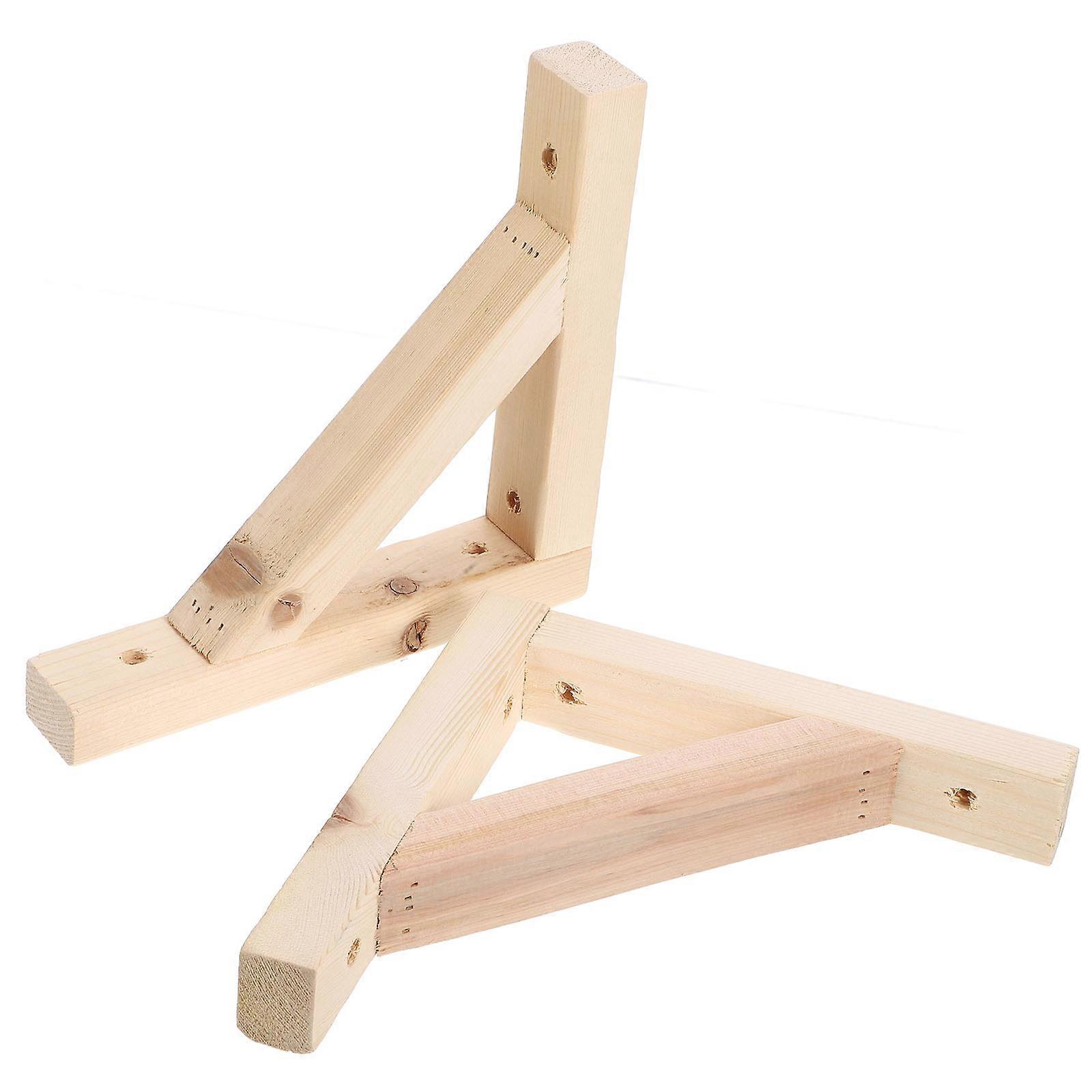 Mounting Bracket Wood Shelf Bracket for Holding 1Set of Floating Supports