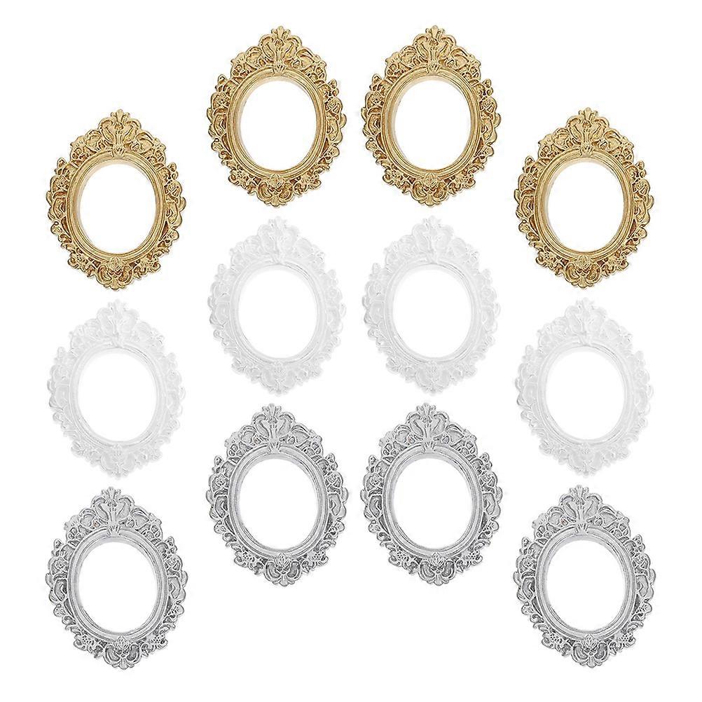 Tiny Photo Frame Resin Photo Frames for Decoration 24Pcs Assorted Color