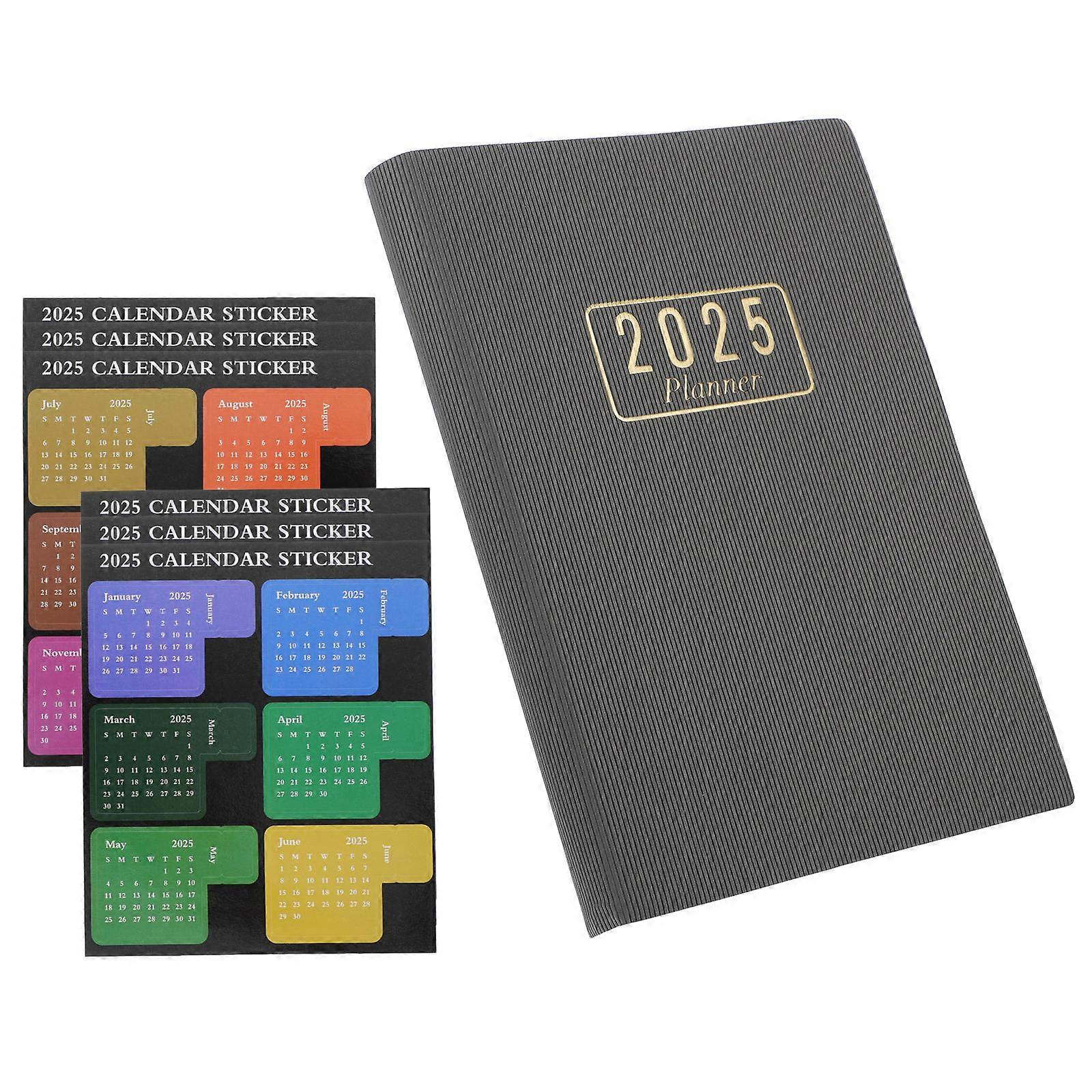 Multi-Function Planner Book for Writing 1Set Portable Academic Notebook