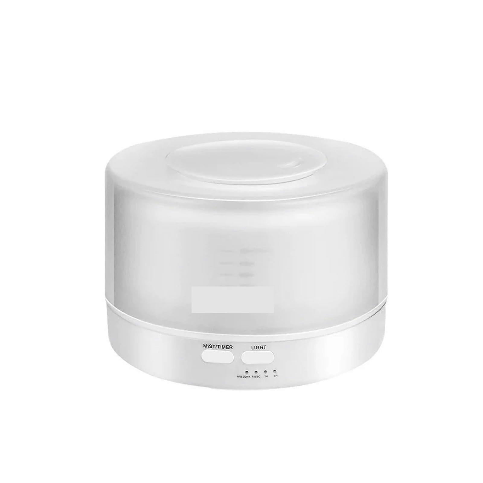 Air Humidifier and Essential Oil Diffuser with Remote Control, 7Color LED for Home and Office White