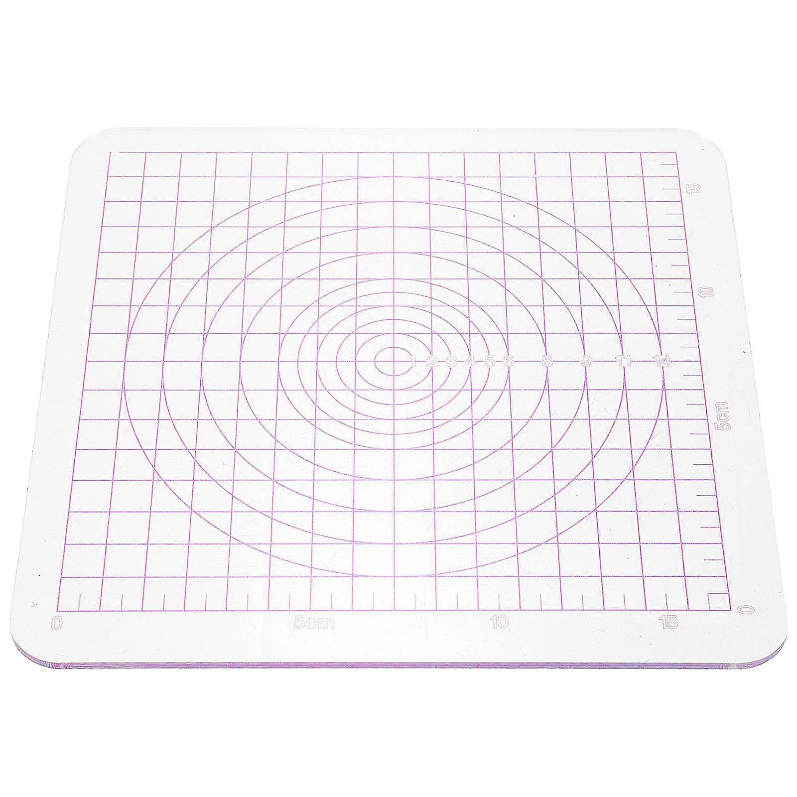 Acrylic Clay Roller Board Clay Pressing Tool for DIY 5Pcs Set