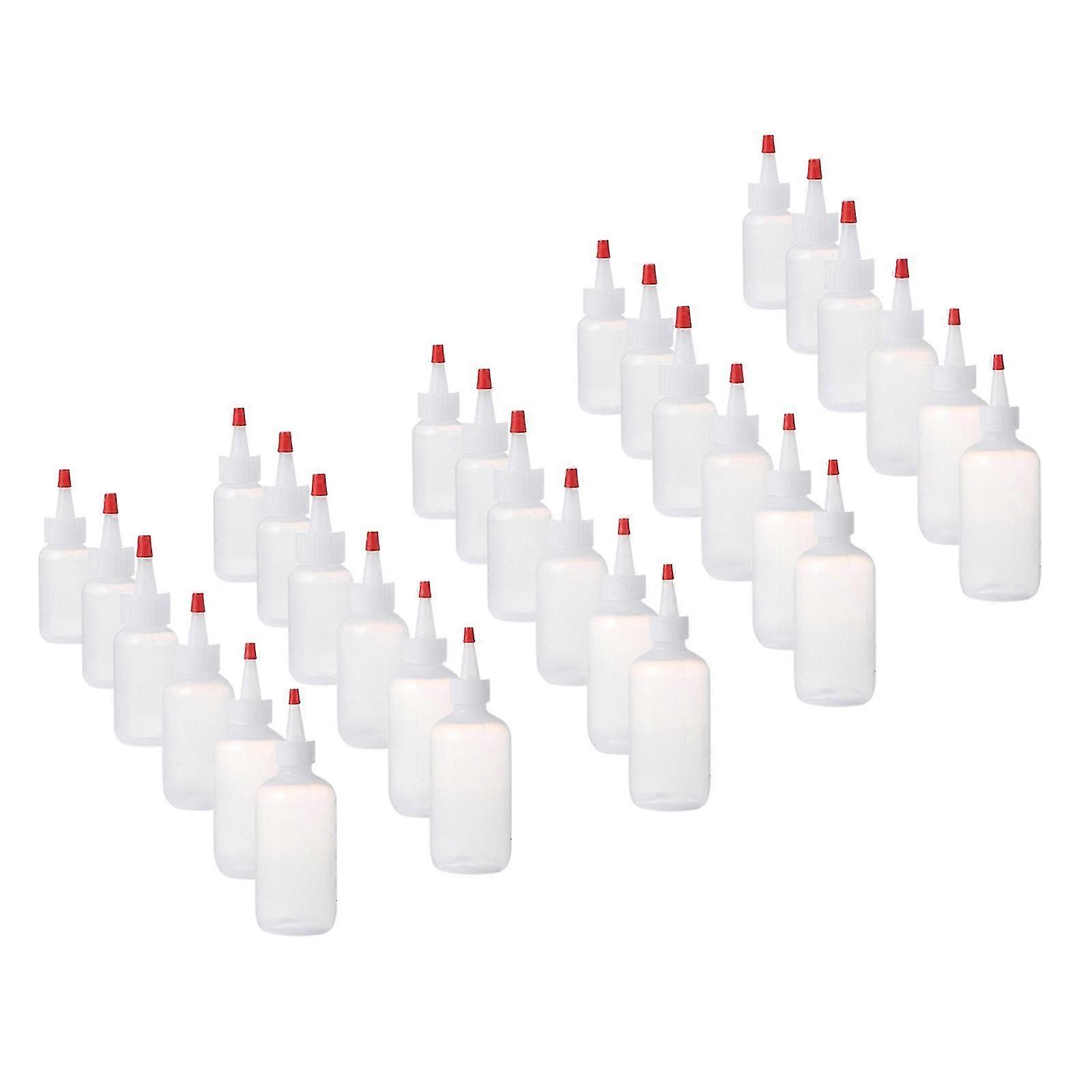 30PCS Flexible Squeezable Condiment Bottles with Ergonomic Grip & Precise Control