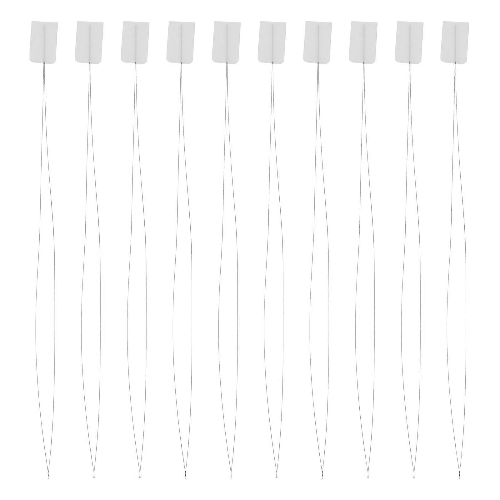 Beading Embroidery Needles DIY Needles for Stitching Use 80Pcs White Set