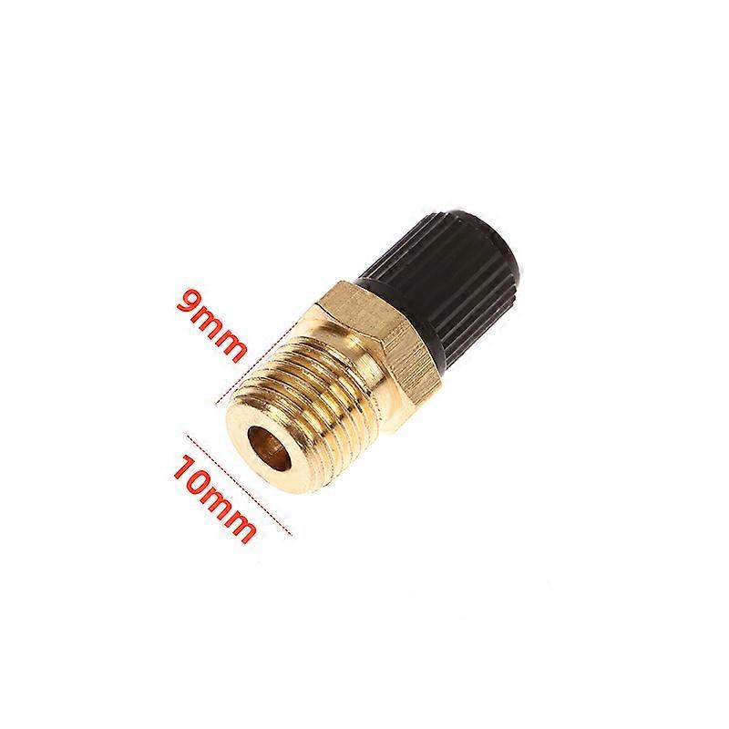 1PC M8/M10 Threaded DIY Component, Hexagonal Brass Fill Valve for Air Compressor Tank