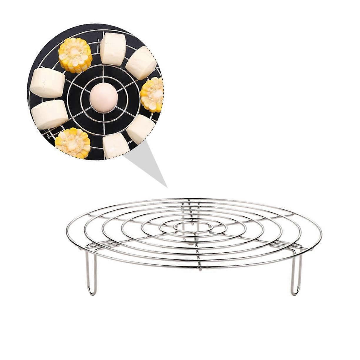 Rustproof Stainless Steel Steaming Rack with AntiScald Design for Safe Kitchen Cooking