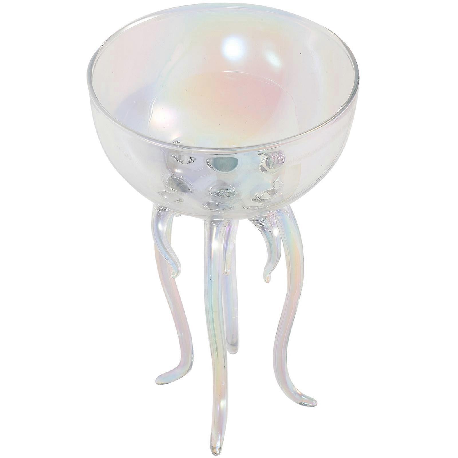 Cocktail Goblet Creative Jellyfish Shape Glass for Party Use