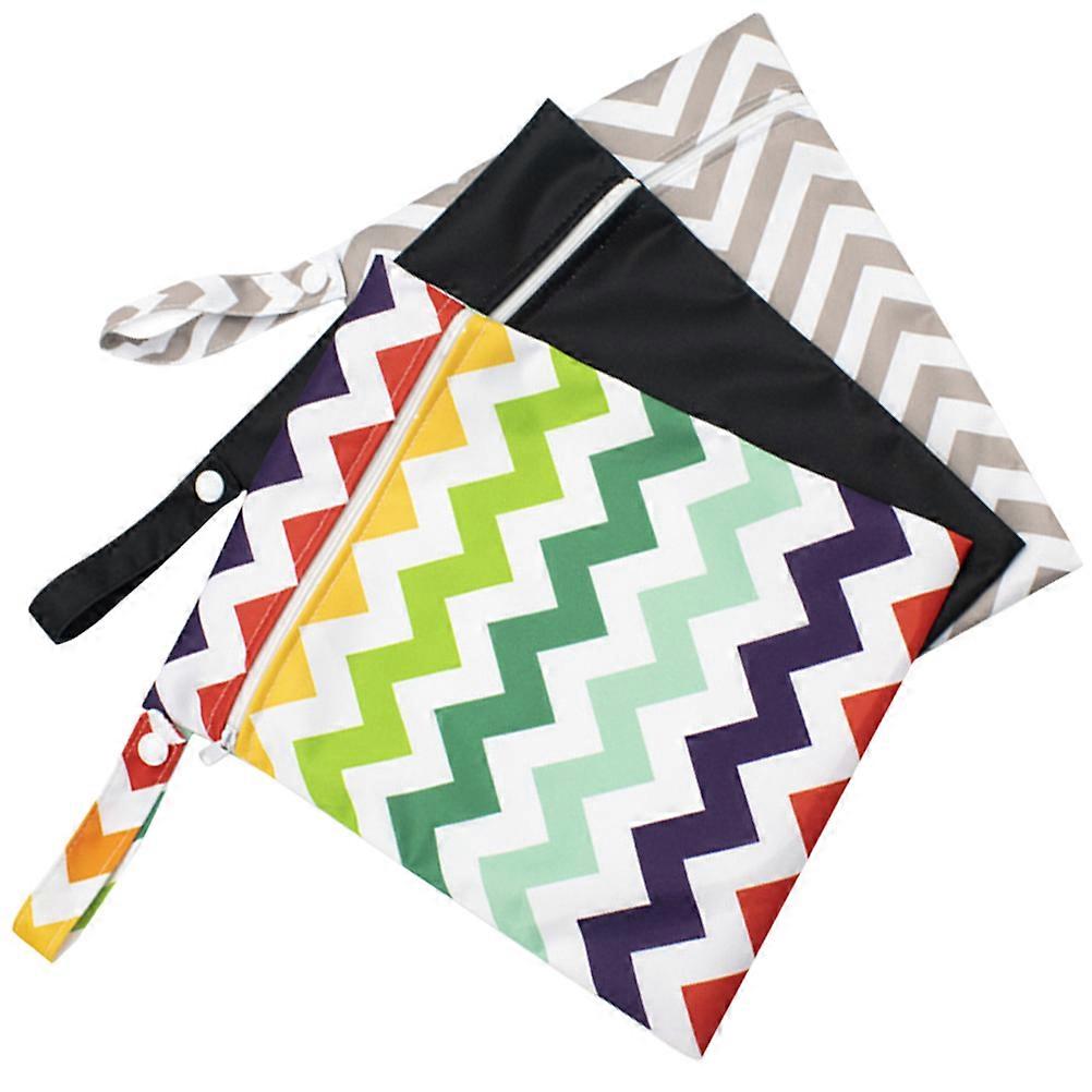 Infant Diaper Pouch Portable Cosmetics Bag for Storage 3Pcs Set