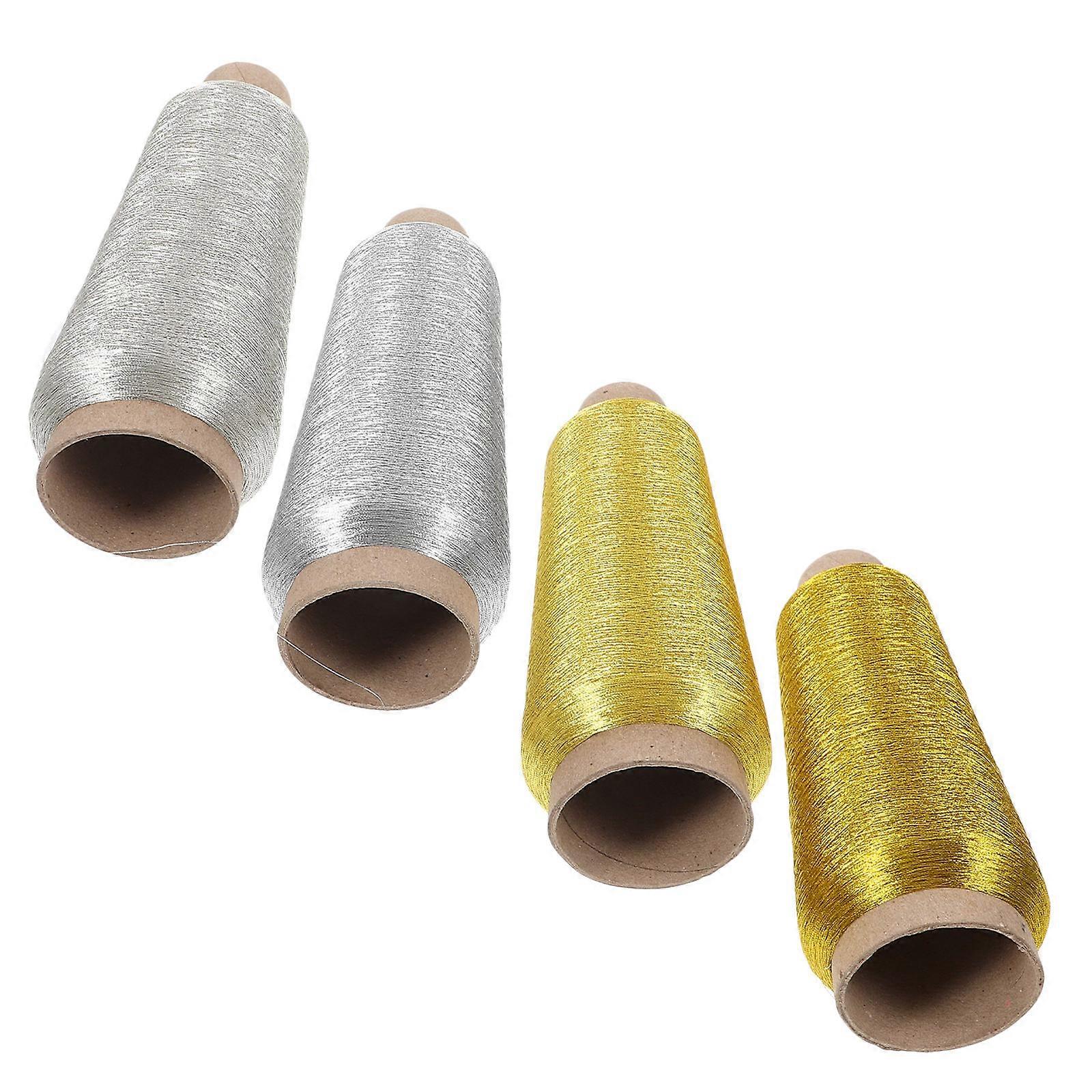 Sewing Threads 4 Rolls for Practical DIY Embroidery Projects