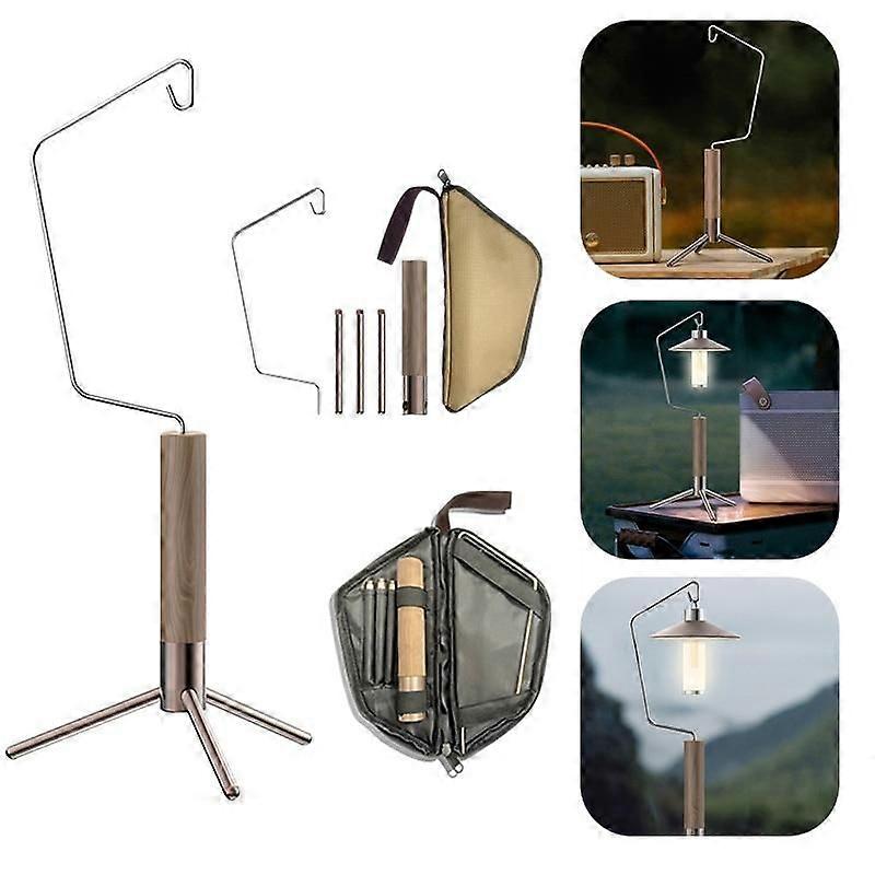 Portable Camping Hanging Rack Camping Light Table Stand Outdoor Lantern Hanging