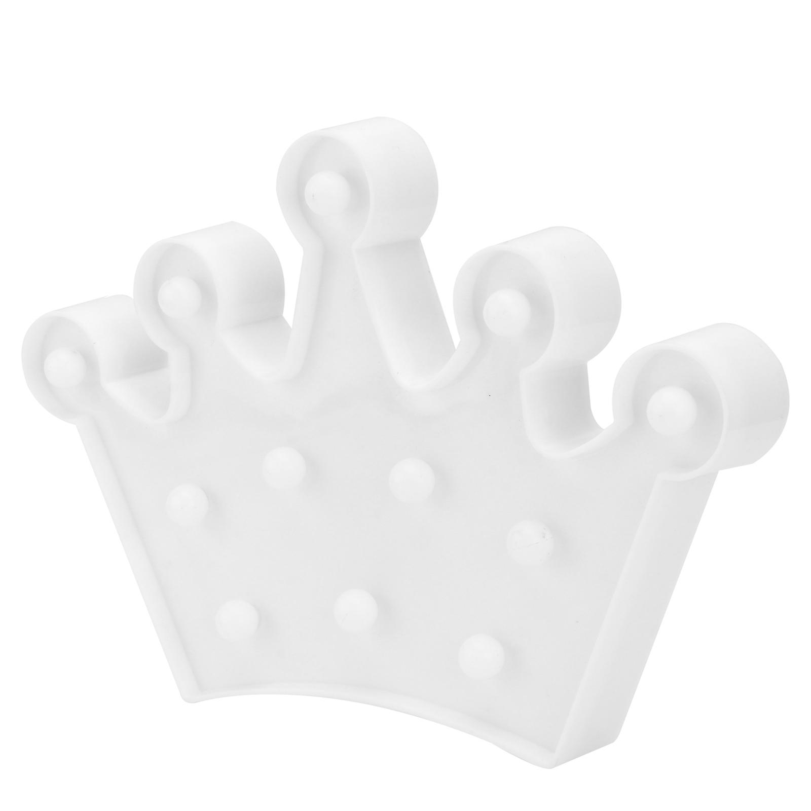 Creative Bedside Lamp Crown Shaped Light for Bedroom Decor 1Pcs