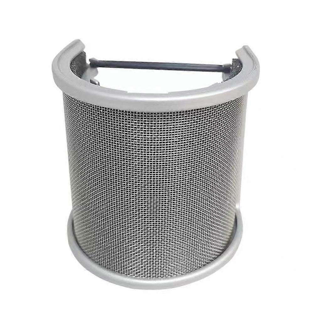 Condenser Microphone Blowout Screen U-Shaped Windscreen Cover Shield Ideal for Streaming & Recording Silver
