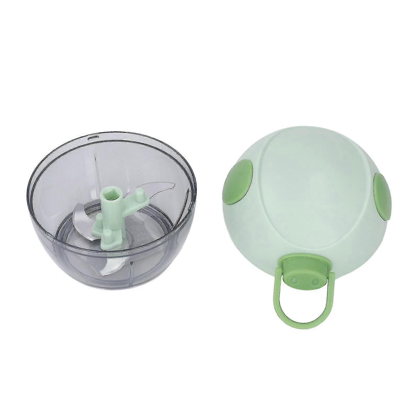 Garlic Puller Multifunctional Mini Hand Pull String Garlic Mincer Food Processor for Home Green