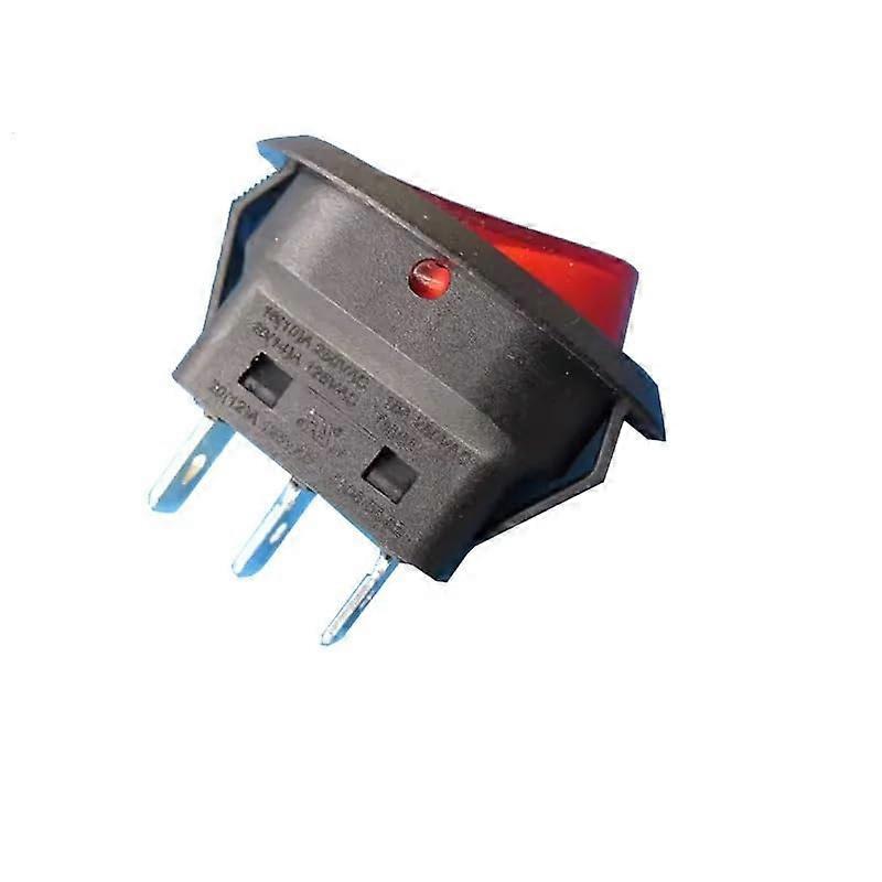 2pcs KCD3 Large Oval Rocker Switch 3 Pin 2 Speed Heater Control 16A 250V  Current