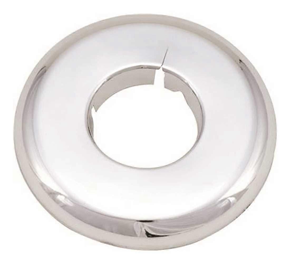Split Escutcheon 1/2 Inch IPS Chrome Plated Rustproof Pipe Cover with SureGrip Fit