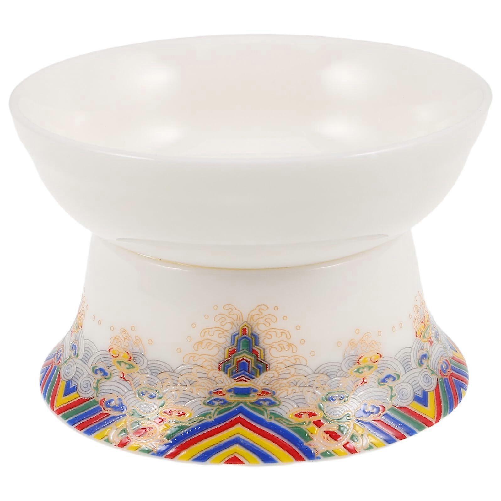 Ceramic Tea Infuser Set with Stand, Heat Resistant Porcelain Strainer for Loose Leaf Brewing