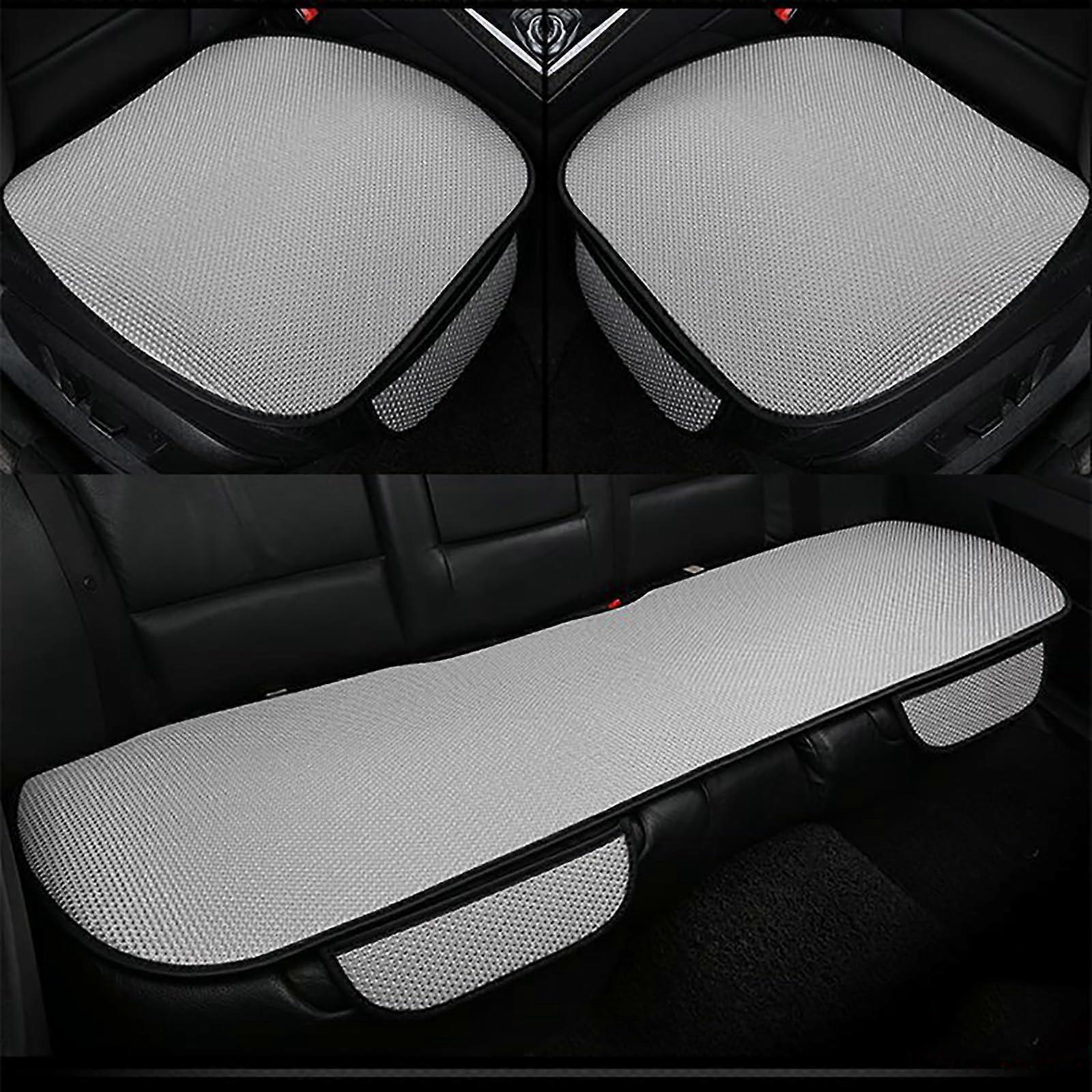 Car Seat Cushion for Mazda 6 with Extra Soft Memory Foam, Sciatica Relief, Breathable Non Slip Protector, Silver