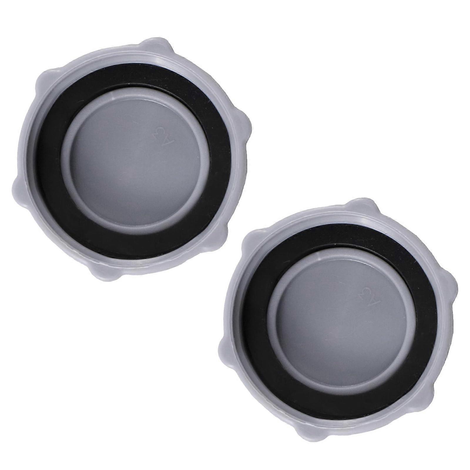 Pool Drain Cap Set with Tight Seal for P6H1158ASS16 Pools, Easy Install Gray Replacement