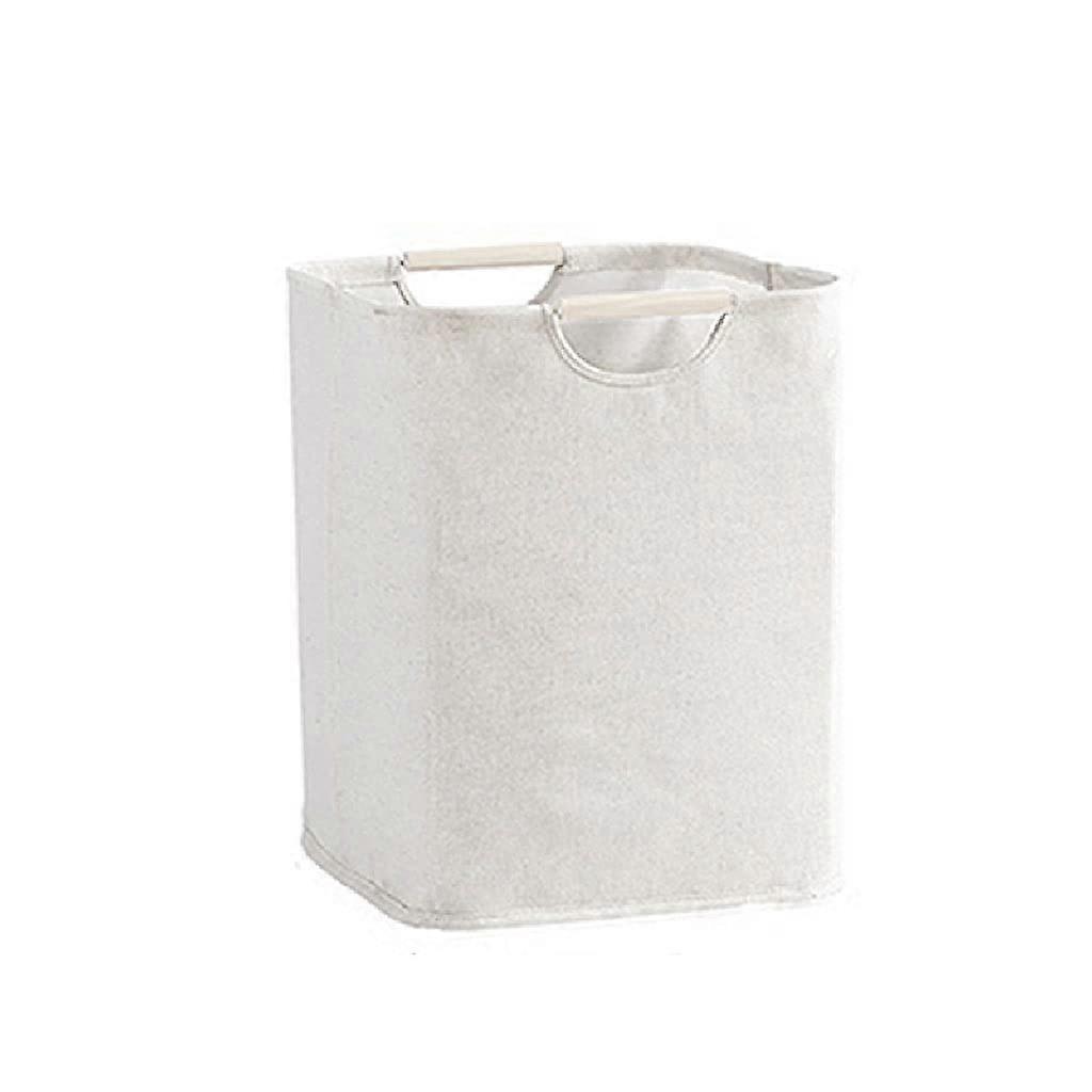 Durable Fabric Laundry Basket with Handles Waterproof Large Capacity Foldable 30x30x40cm