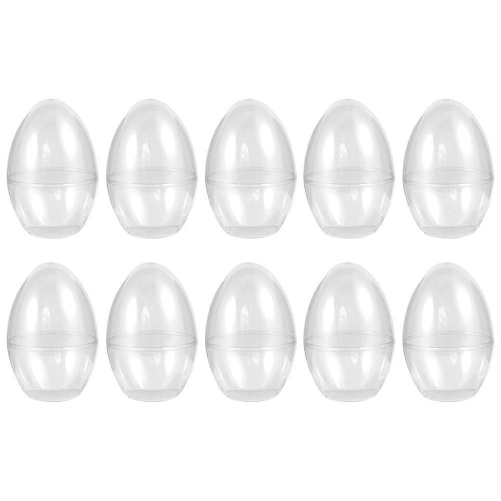 10PCS Easter Egg Shaped Candy Boxes Gift Package Boxes Festival Candy Cases