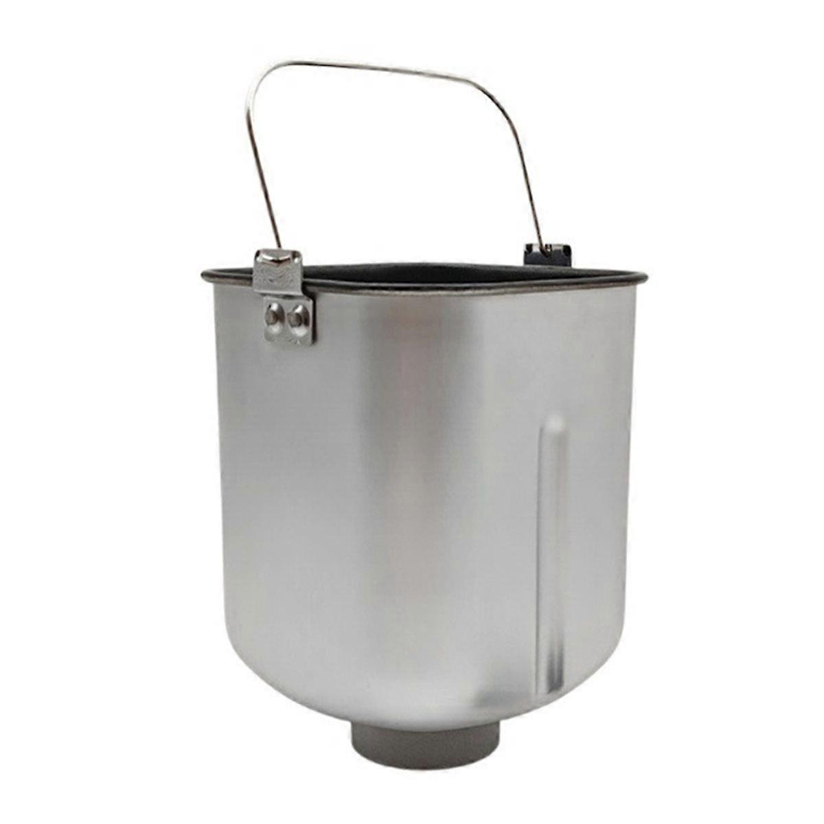 Household Bread Machine Replacement Bucket Non-Stick Coating Bread Bucket & Mixing Blade Bread Machine Baking Bucket