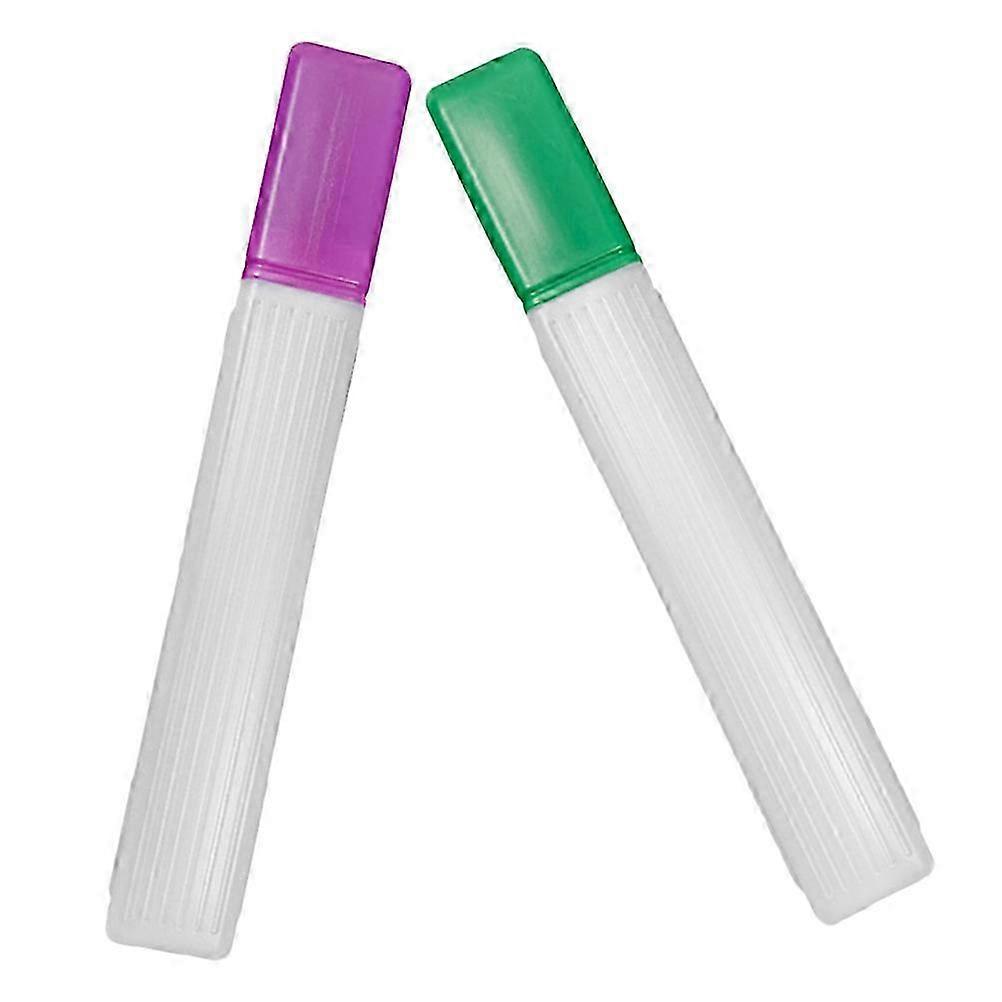 Plastic Knitting Needle Case for Sweater Needles 2Pcs Storage Organizer