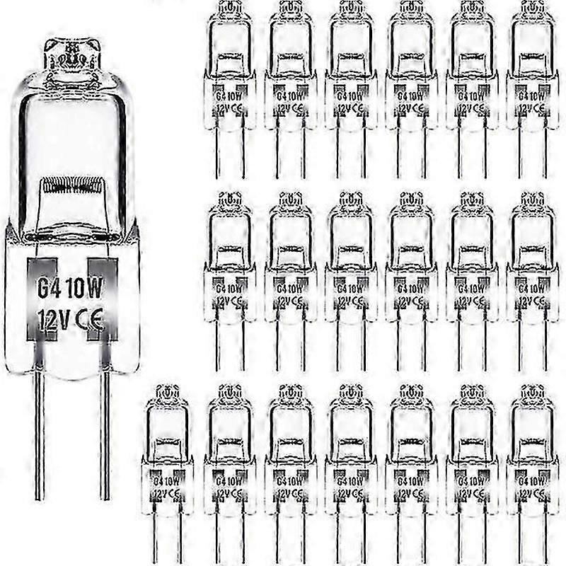 12V G4 Halogenlampen 10W 20 Pack