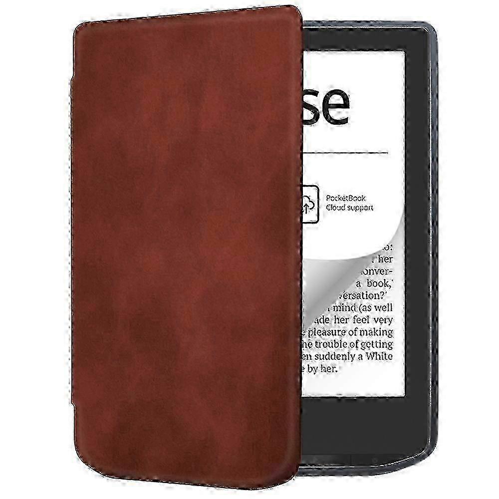 Leather Case with Auto Sleep/Wake for PocketBook Verse Pro E-Reader Protection
