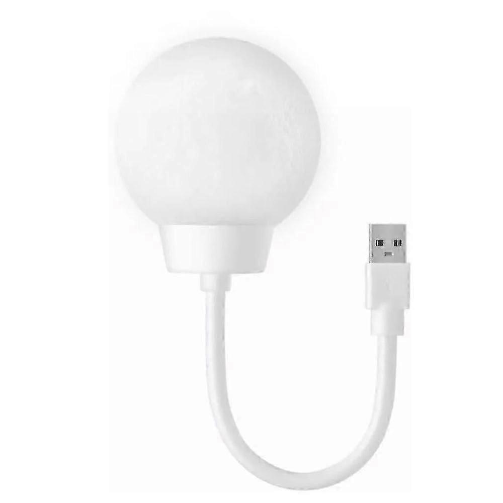 Voice controlled bedroom light in moon shape