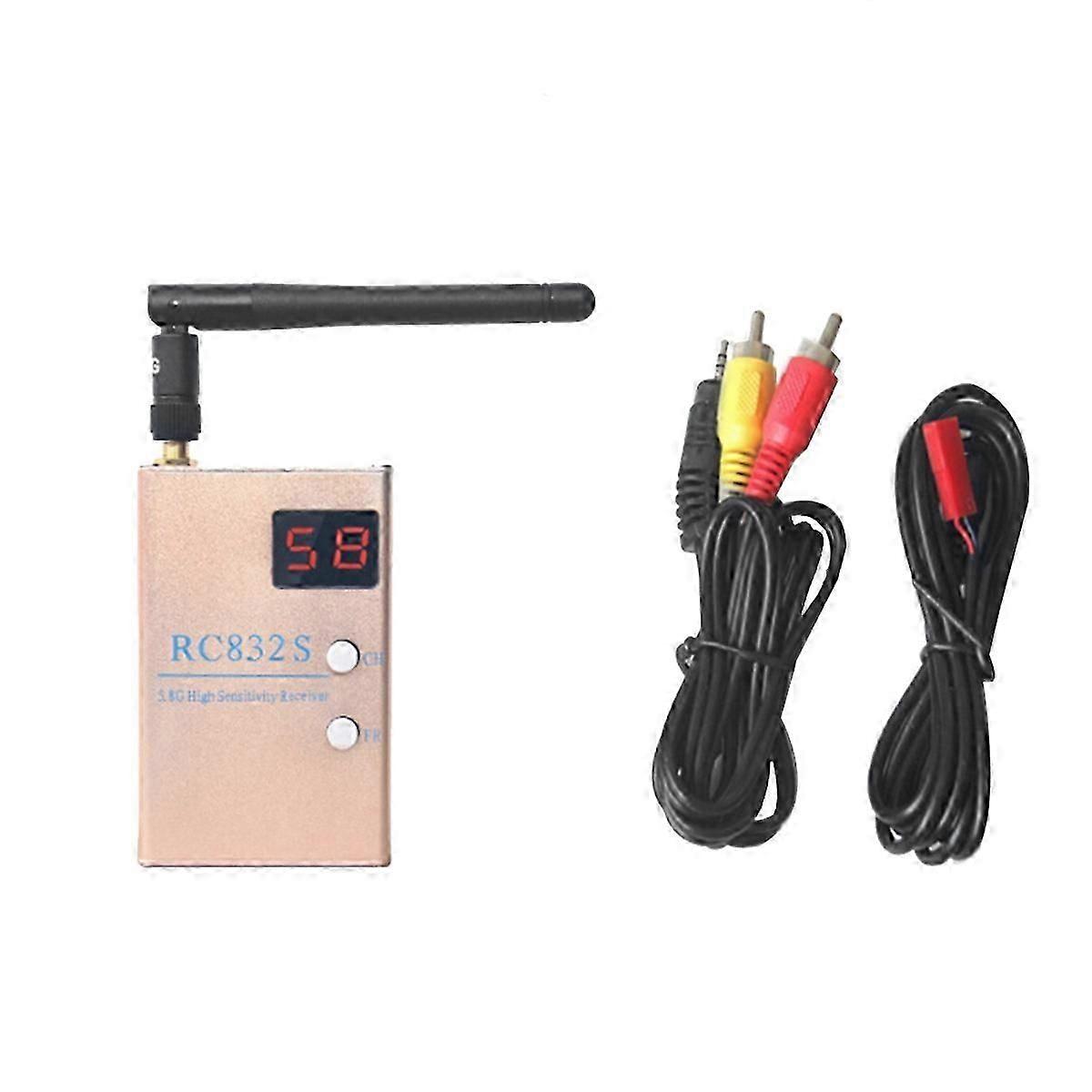 RC832S FPV 5.8G 48CH Receiver Video Audio AV Receiver