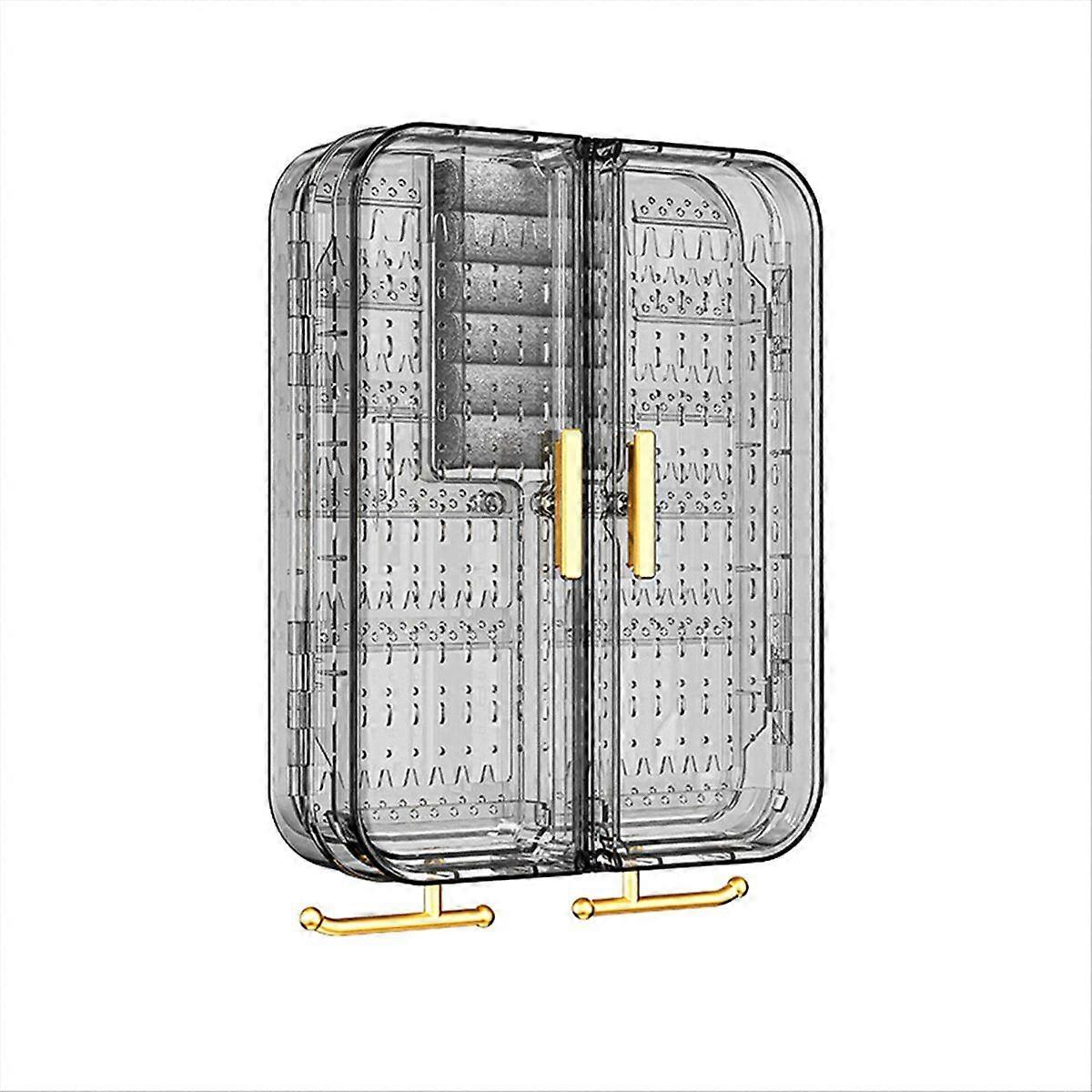 Wall Mounted Jewelry Storage,Earring Holder Display Rack,Organizer B