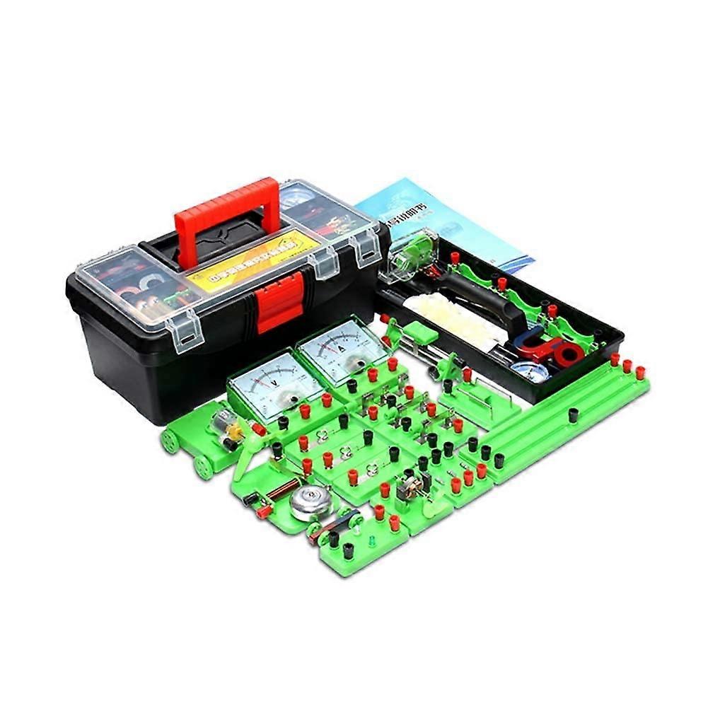 Electricity and Magnetism Experiment Kit with Multiple Circuits, STEM Physics Lab for Students