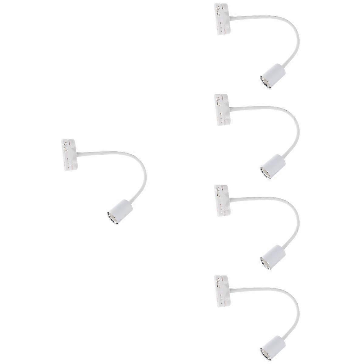 Track Lighting Fixtures Ceiling Adjustable with 5Pcs E27 Socket Light Holder