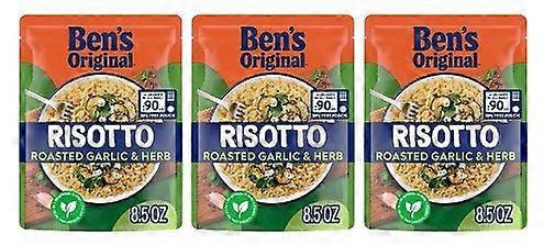 Ben's Original Ready Rice Risotto Roasted Garlic & Herb 3 Pack
