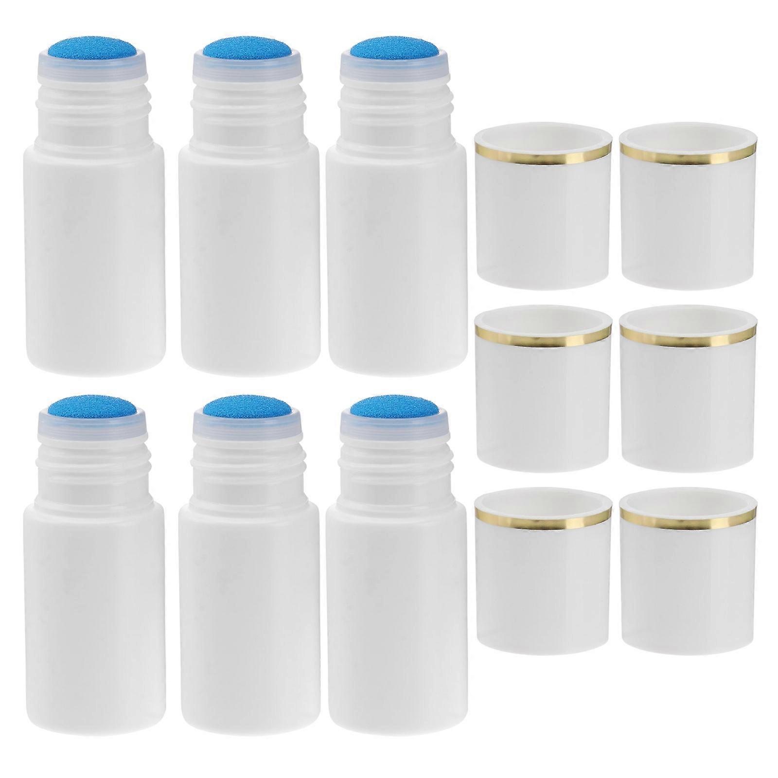 White Daub Bottles for External Use 30Pcs Practical Sponge Bottles
