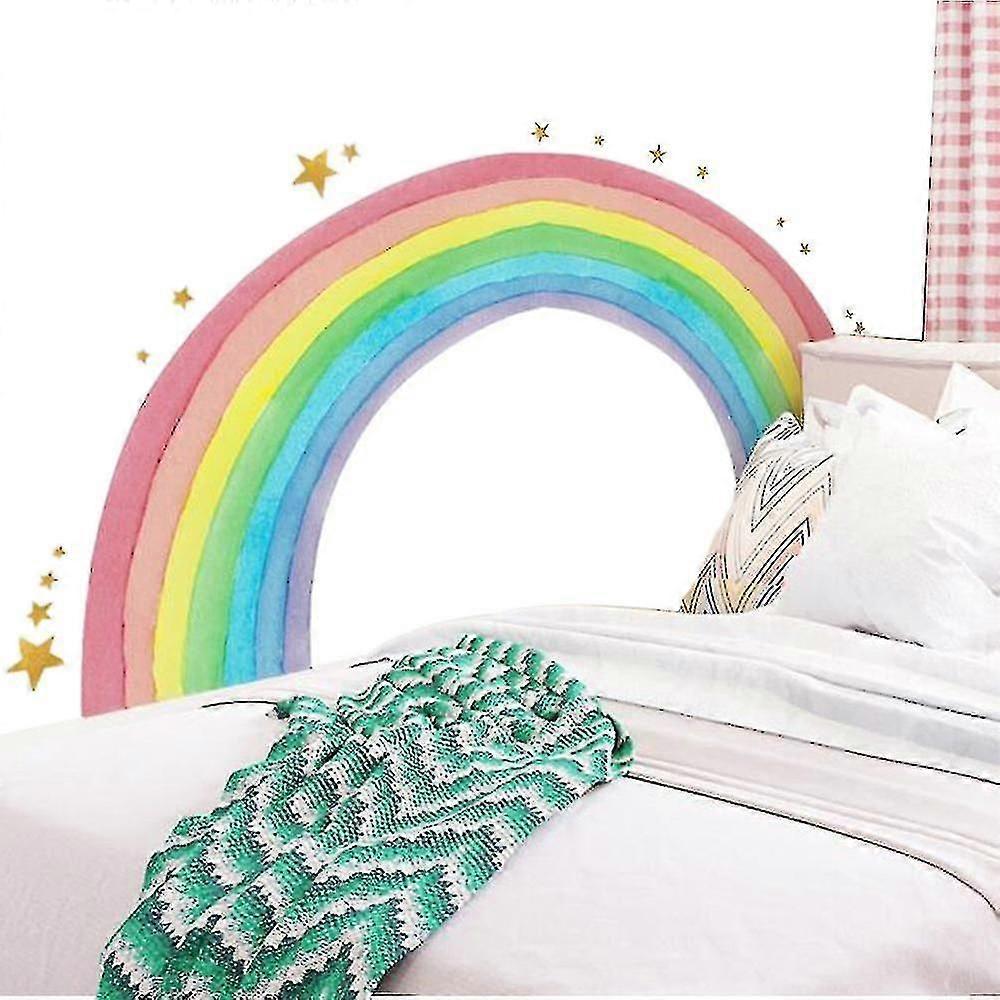 2pcs Big Rainbow Wall Stickers Home Decor