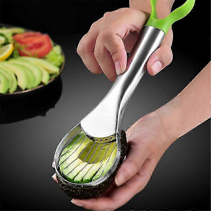 Dual-function avocado tool, essential for versatile kitchen tasks