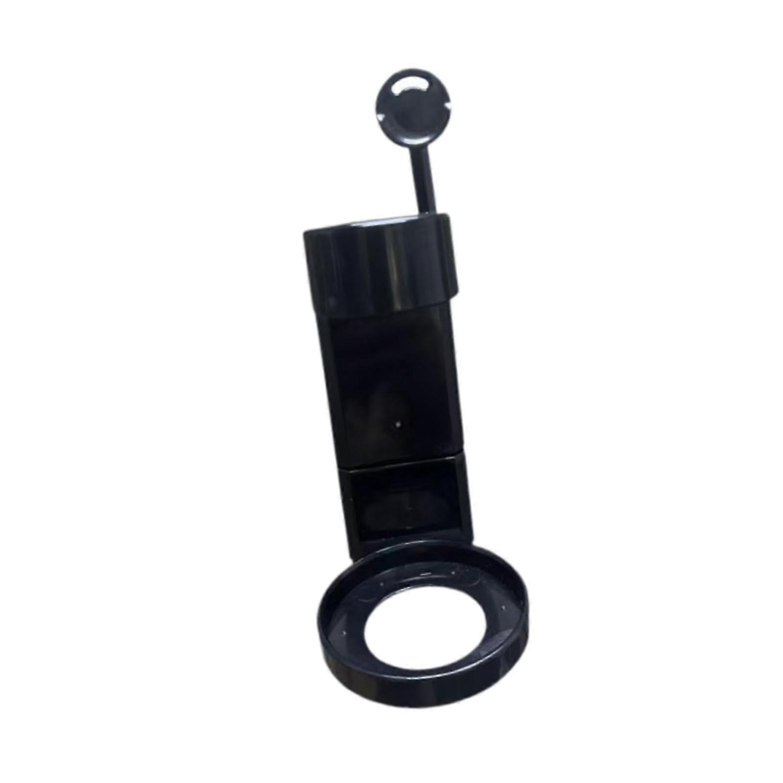 Wall Mounted Soap Dispenser Holder with Adjustable Height, NoDrill Lockable Shampoo Bottle Rack