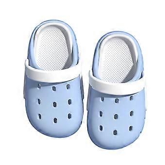 Ediodpoh Jungen-Hausschuhe für Kinder, weiche Sohle, leichte und atmungsaktive Freizeitpantoffeln – Alter 2–10 Jahre, Himmelblau, alltagstauglich