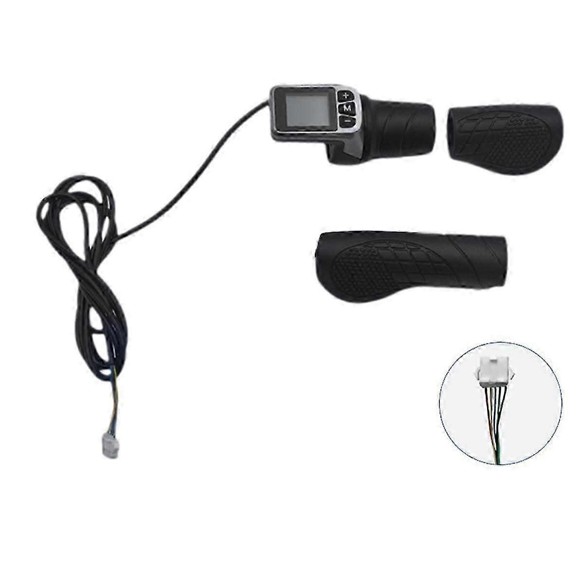 124DX LCD Display Panel Throttle Grip Set with LCD Panel