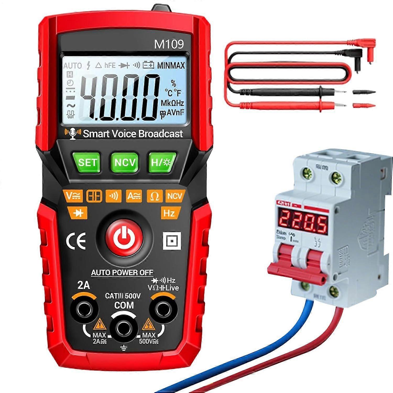 Multimtre numrique 4000 Count Volt Ohm Amp Multimtre, outil