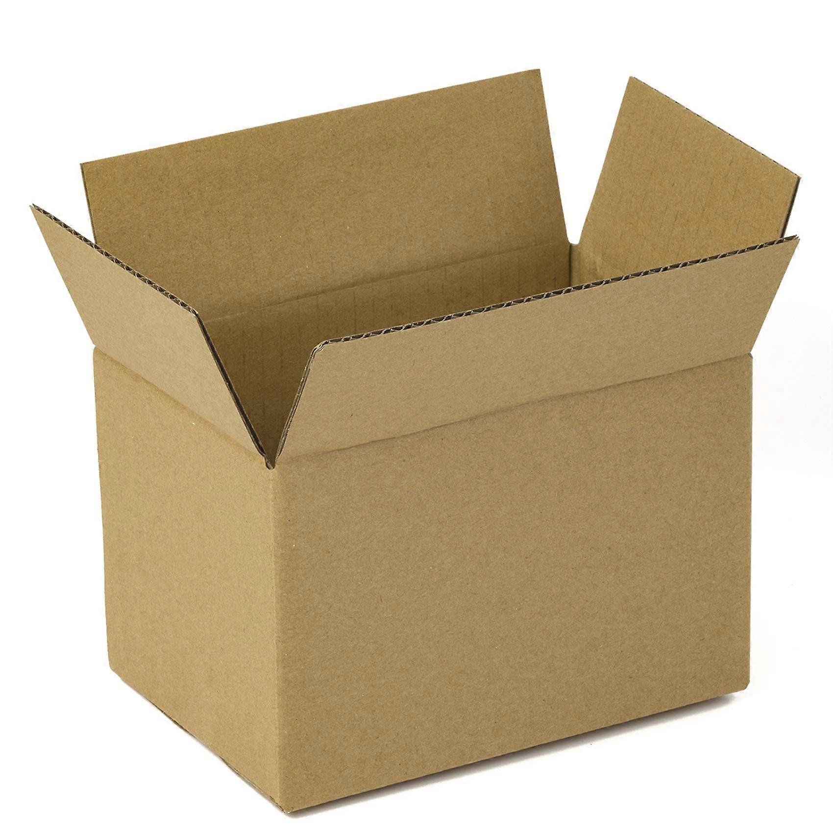 Boxes 6x4x4 Corrugated Cardboard Brown Recyclable Small Packing Boxes 25 Pack