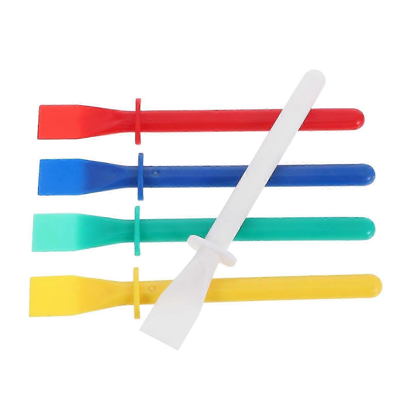 5Pcs Colored Plastic Glue Spreader for DIY Craft Projects