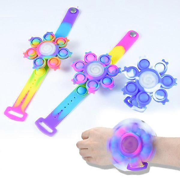 2 pcs Pop-it Rainbow Bracelet