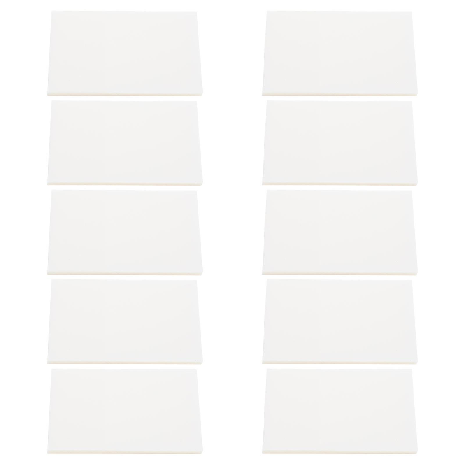 Clear Memo Pad Reusable Memo Note for Quick Notes 10Pcs