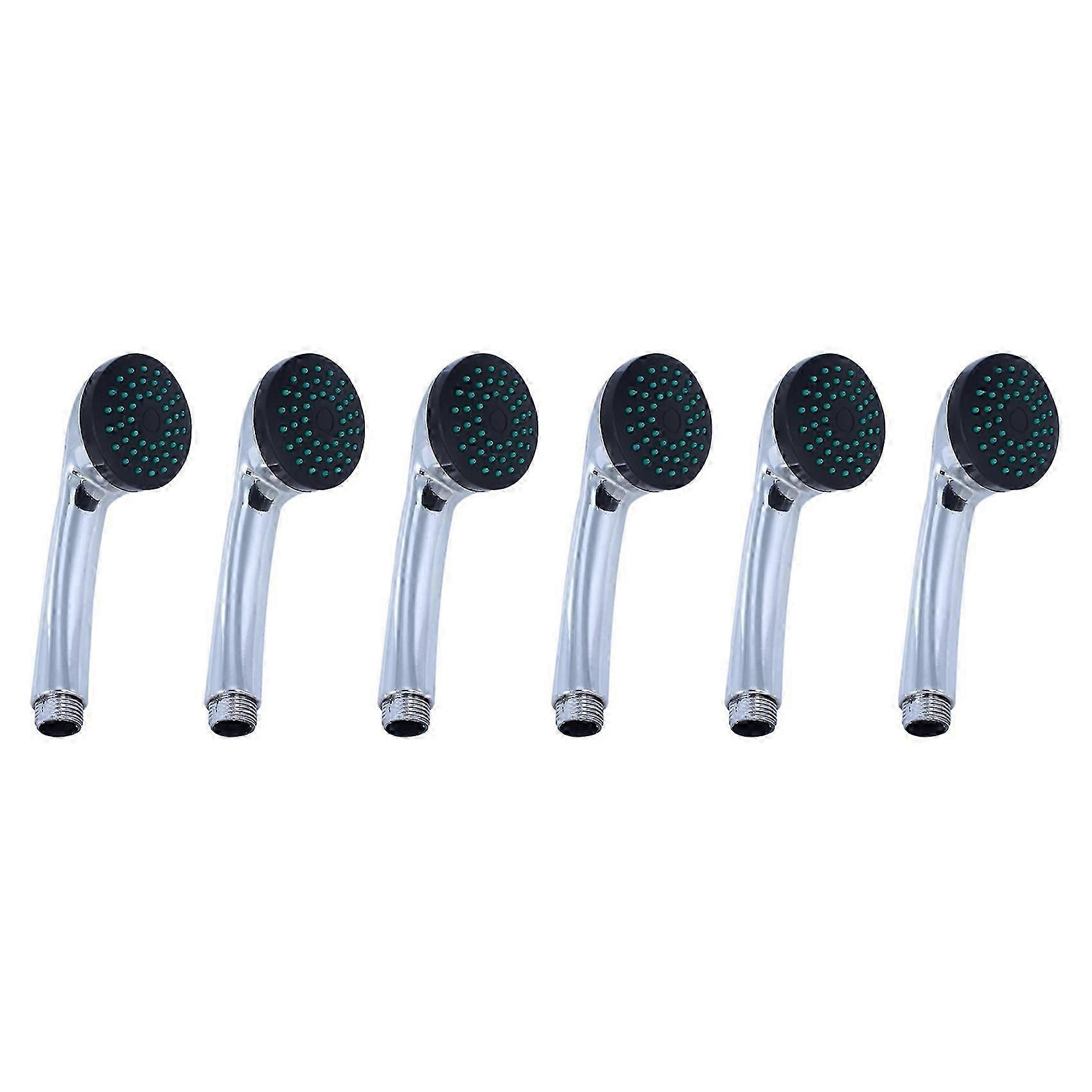 6X Multi Function Chrome ABS Economic Shower Head