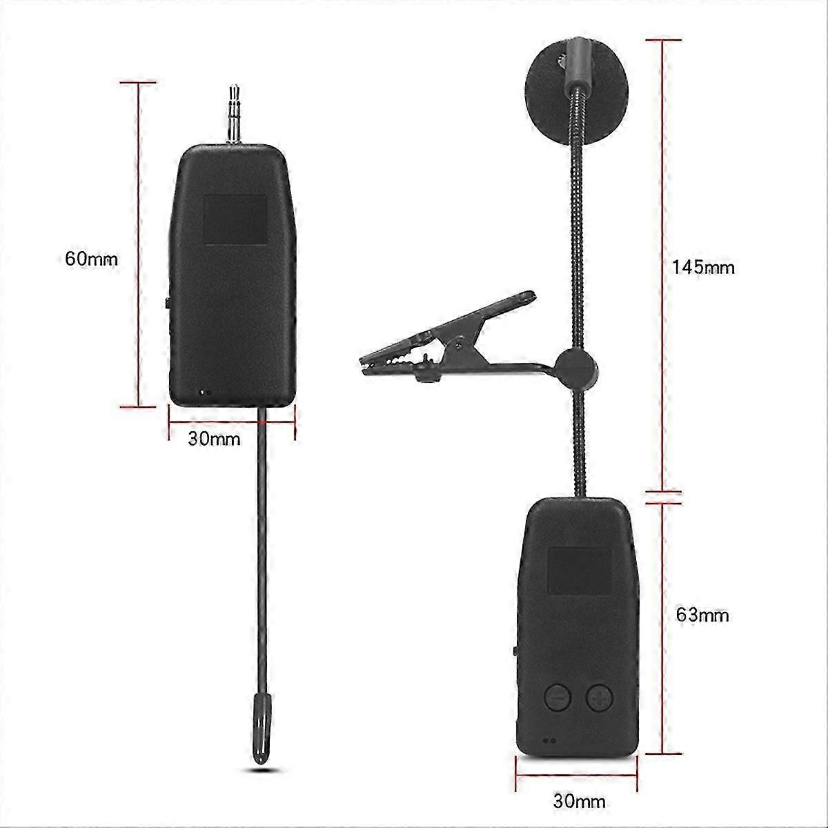 Wireless Saxophone Microphone System, Clip on 2 Microphone