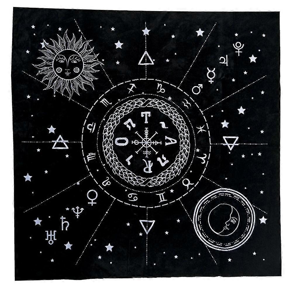 Table Runner Tarot Cards Divination Table Accessories with Assorted Color