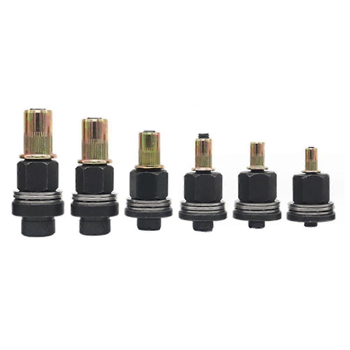 6Pcs Hand Rivet Nut Head Nuts Adapter Tool Riveter Tool Accessory for Nuts Optional Model M3-M10