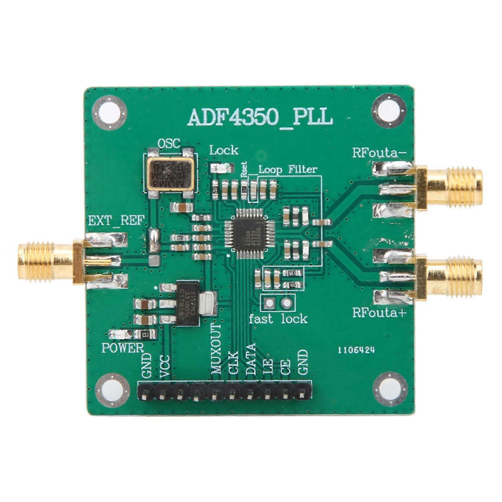 137M?4.4GHz RF Signal Source Phase Locking Loop Frequency Synthesizer ADF4350 Development Board